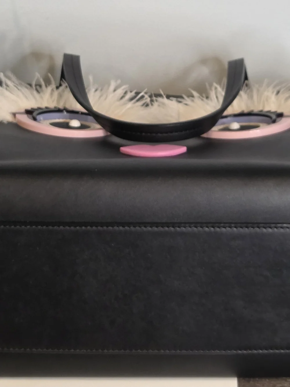Kate Spade NY Imagination Monster Hallie Leather Tote Bag.